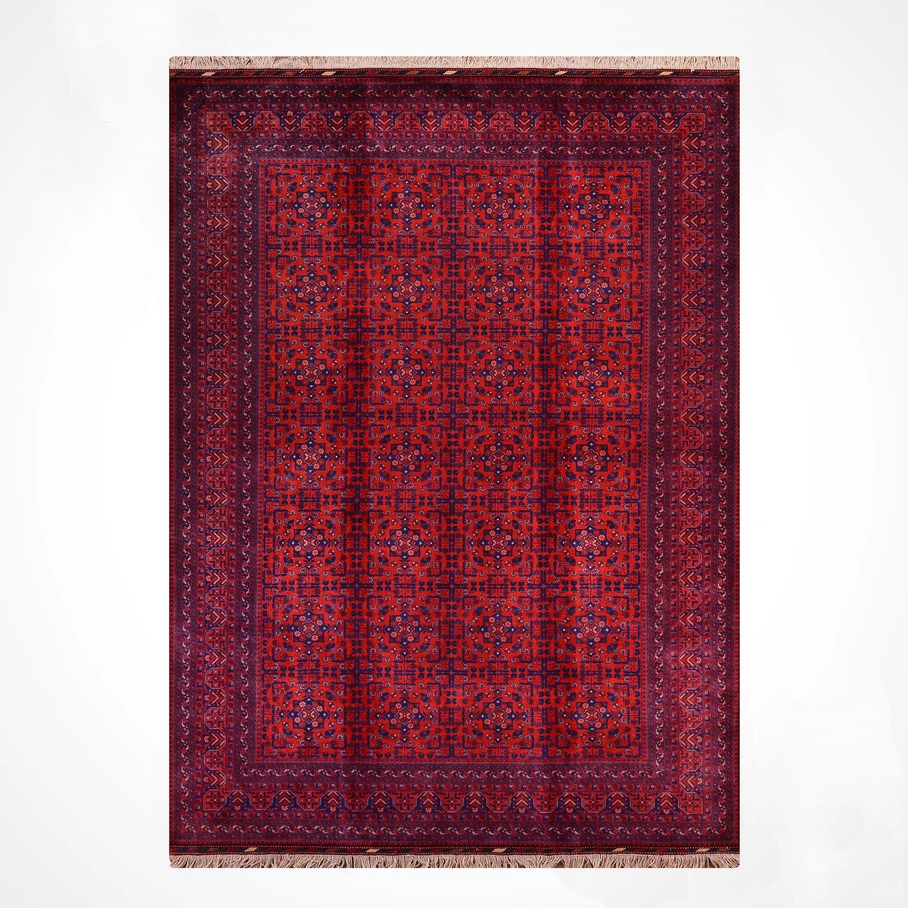 afgan halısı bilcik Afgan Halısı Bilcik Orijinal El Dokuması Kök Boya Yün - Görsel 1