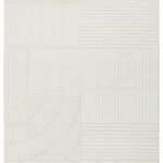 ADEL ADL 01 CREAM Yüksek Alçak Dokulu Yumuşak Tuşeli Modern Makine Halısı