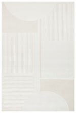 ADEL ADL 03 CREAM Yüksek Alçak Dokulu Yumuşak Tuşeli Modern Makine Halısı