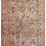 ANTIQUE ATK 08 BEIGE Kolay kullanımlı Kaymaz Karabağ ve Antik Desenlere Sahip Yıkanabilir Makine Halısı