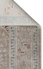 BABIL BBL 02 GREY Yumuşak Dokulu Vintage Esintilere Sahip Over-dyed Sık Dokuma Salon Halısı - Görsel 3