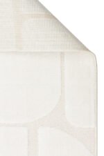 ADEL ADL 04 CREAM Yüksek Alçak Dokulu Yumuşak Tuşeli Modern Makine Halısı - Görsel 3