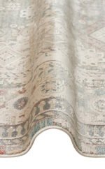 BABIL BBL 03 BEIGE Yumuşak Dokulu Vintage Esintilere Sahip Over-dyed Sık Dokuma Salon Halısı - Görsel 4