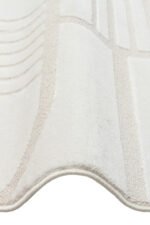ADEL ADL 02 CREAM Yüksek Alçak Dokulu Yumuşak Tuşeli Modern Makine Halısı - Görsel 4