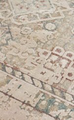 BABIL BBL 03 BEIGE Yumuşak Dokulu Vintage Esintilere Sahip Over-dyed Sık Dokuma Salon Halısı - Görsel 5