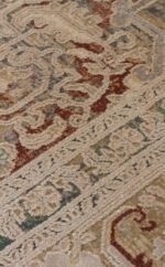 BABIL BBL 02 BEIGE Yumuşak Dokulu Vintage Esintilere Sahip Over-dyed Sık Dokuma Salon Halısı - Görsel 6