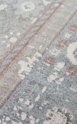 BABIL BBL 03 GREY Yumuşak Dokulu Vintage Esintilere Sahip Over-dyed Sık Dokuma Salon Halısı - Görsel 6