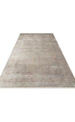 BABIL BBL 02 GREY Yumuşak Dokulu Vintage Esintilere Sahip Over-dyed Sık Dokuma Salon Halısı - Görsel 8