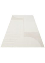 ADEL ADL 03 CREAM Yüksek Alçak Dokulu Yumuşak Tuşeli Modern Makine Halısı - Görsel 8