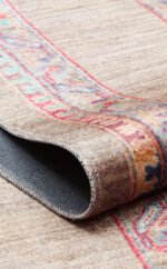 ANTIQUE ATK 07 OLIVE Kolay kullanımlı Kaymaz Karabağ ve Antik Desenlere Sahip Yıkanabilir Makine Halısı - Görsel 8