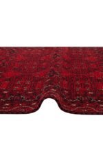 BUHARI BHR 02 RED Afgan / Yağcıbedir Desenli Hav Toz Vermez Yıkanabilir Kaymaz İnce Dokuma Halı - Görsel 4