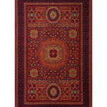 BUHARI BHR 10 MULTY Afgan / Yağcıbedir Desenli Hav Toz Vermez Yıkanabilir Kaymaz İnce Dokuma Halı