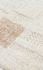 JOY JOY 02 GREEN BEIGE Hav Toz Vermeyen Yumuşak dokulu Modern Makine Halısı - Görsel 6