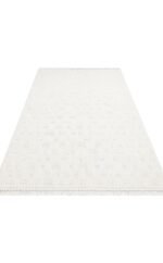 JOY JOY 02 WHITE Hav Toz Vermeyen Yumuşak dokulu Modern Makine Halısı - Görsel 4