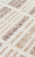 JOY JOY 04 BEIGE GREY Hav Toz Vermeyen Yumuşak dokulu Modern Makine Halısı - Görsel 2