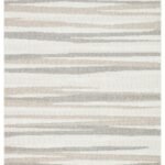 MOTTO MOT 02 WHITE BEIGE Yumuşak Tuşeli Örgü Dokuma Modern Makine Halısı