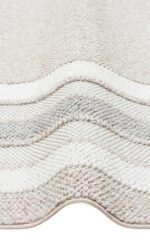 MOTTO MOT 04 BEIGE GREY Yumuşak Tuşeli Örgü Dokuma Modern Makine Halısı - Görsel 5