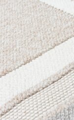 MOTTO MOT 04 BEIGE GREY Yumuşak Tuşeli Örgü Dokuma Modern Makine Halısı - Görsel 6