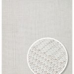 MOTTO MOT 11 WHITE Yumuşak Tuşeli Örgü Dokuma Modern Makine Halısı