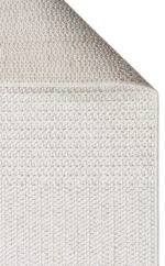 MOTTO MOT 11 WHITE Yumuşak Tuşeli Örgü Dokuma Modern Makine Halısı - Görsel 6