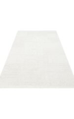 MOTTO MOT 11 WHITE Yumuşak Tuşeli Örgü Dokuma Modern Makine Halısı - Görsel 7