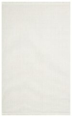 MOTTO MOT PLAIN WHITE Yumuşak Tuşeli Örgü Dokuma Modern Makine Halısı