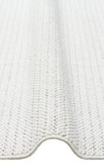 MOTTO MOT PLAIN WHITE Yumuşak Tuşeli Örgü Dokuma Modern Makine Halısı - Görsel 6