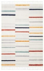 TERAZZO TRZ 01 MULTY Hav Toz Vermez Yumuşak Dokulu Etnik Örgü Desenlere Sahip Modern İskindinav Halı