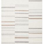 TERAZZO TRZ 01 WHITE GREY Hav Toz Vermez Yumuşak Dokulu Etnik Örgü Desenlere Sahip Modern İskindinav Halı