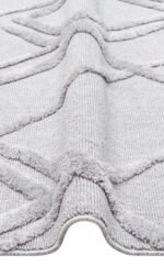 TERAZZO TRZ 03 GREY Hav Toz Vermez Yumuşak Dokulu Etnik Örgü Desenlere Sahip Modern İskindinav Halı - Görsel 3