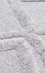 TERAZZO TRZ 03 GREY Hav Toz Vermez Yumuşak Dokulu Etnik Örgü Desenlere Sahip Modern İskindinav Halı - Görsel 4