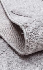 TERAZZO TRZ 03 GREY Hav Toz Vermez Yumuşak Dokulu Etnik Örgü Desenlere Sahip Modern İskindinav Halı - Görsel 5