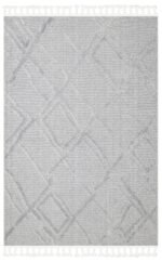 TERAZZO TRZ 03 GREY Hav Toz Vermez Yumuşak Dokulu Etnik Örgü Desenlere Sahip Modern İskindinav Halı