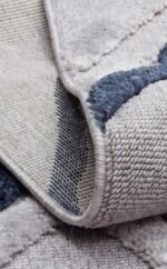 TERAZZO TRZ 03 GREY Navy Hav Toz Vermez Yumuşak Dokulu Etnik Örgü Desenlere Sahip Modern İskindinav Halı - Görsel 8