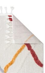 TERAZZO TRZ 03 MULTY Hav Toz Vermez Yumuşak Dokulu Etnik Örgü Desenlere Sahip Modern İskindinav Halı - Görsel 5