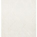 TERAZZO TRZ 03 WHITE Hav Toz Vermez Yumuşak Dokulu Etnik Örgü Desenlere Sahip Modern İskindinav Halı