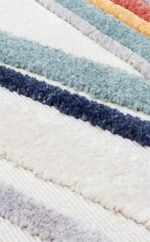 TERAZZO TRZ 05 MULTY Hav Toz Vermez Yumuşak Dokulu Etnik Örgü Desenlere Sahip Modern İskindinav Halı - Görsel 2