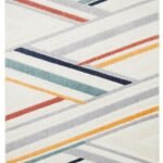 TERAZZO TRZ 05 MULTY Hav Toz Vermez Yumuşak Dokulu Etnik Örgü Desenlere Sahip Modern İskindinav Halı