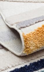 TERAZZO TRZ 05 MULTY Hav Toz Vermez Yumuşak Dokulu Etnik Örgü Desenlere Sahip Modern İskindinav Halı - Görsel 4