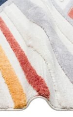 TERAZZO TRZ 05 MULTY Hav Toz Vermez Yumuşak Dokulu Etnik Örgü Desenlere Sahip Modern İskindinav Halı - Görsel 6