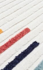 TERAZZO TRZ 06 MULTY Hav Toz Vermez Yumuşak Dokulu Etnik Örgü Desenlere Sahip Modern İskindinav Halı - Görsel 2