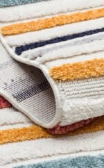 TERAZZO TRZ 06 MULTY Hav Toz Vermez Yumuşak Dokulu Etnik Örgü Desenlere Sahip Modern İskindinav Halı - Görsel 5