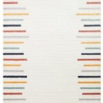 TERAZZO TRZ 06 MULTY Hav Toz Vermez Yumuşak Dokulu Etnik Örgü Desenlere Sahip Modern İskindinav Halı