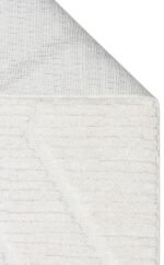 TERAZZO TRZ 08 WHITE Hav Toz Vermez Yumuşak Dokulu Etnik Örgü Desenlere Sahip Modern İskindinav Halı - Görsel 2