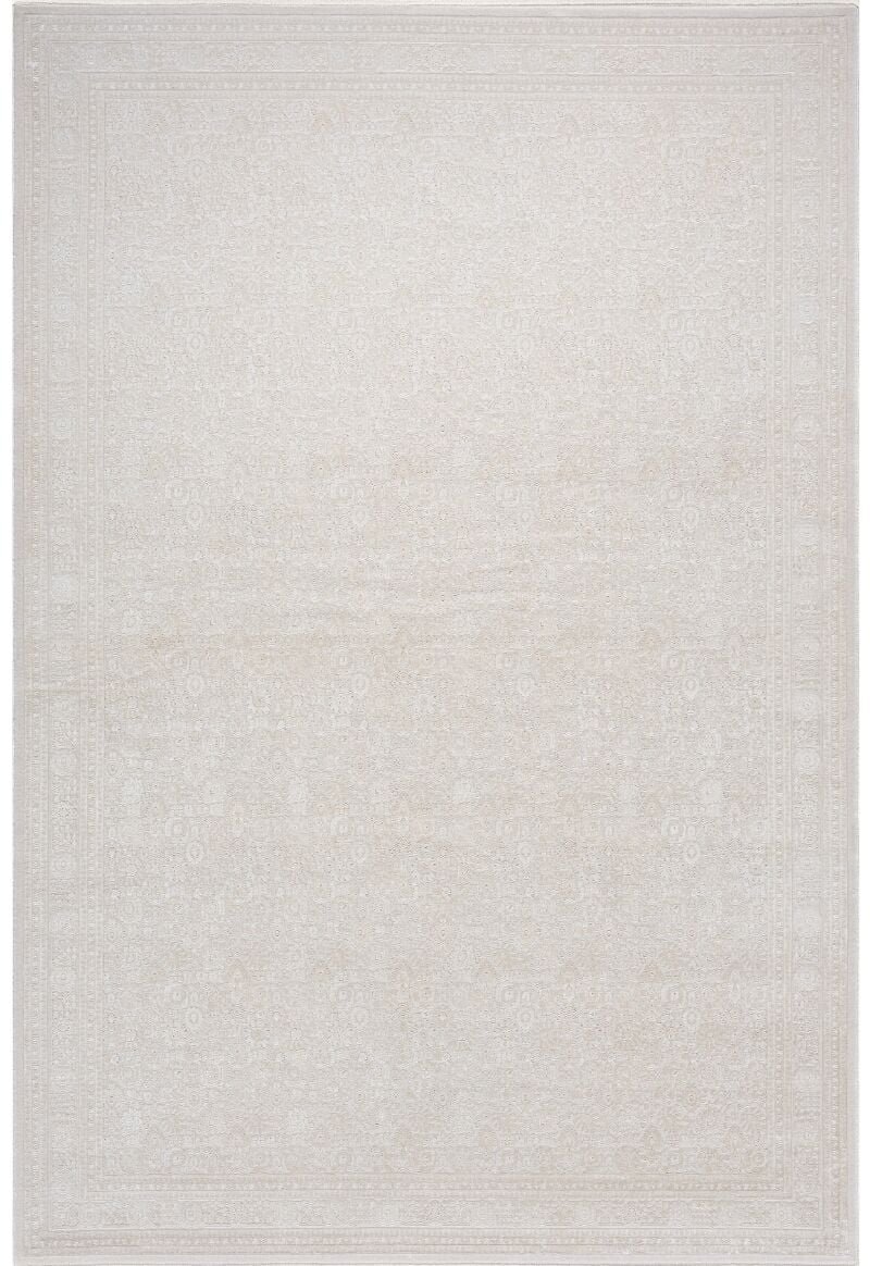 elexus-hali-woolly-4128 Woolly 4128 Krem Akrilik Viskon Yumuşak Dokulu Modern Halı - Görsel 1
