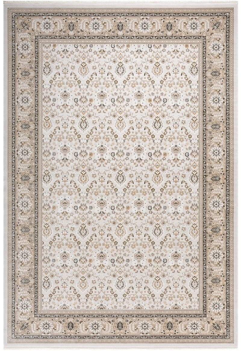 elexus-hali-woolly-4133 Woolly 4133 Krem Akrilik Viskon Yumuşak Dokulu Modern Halı - Görsel 1