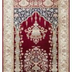 ISFAHAN SECCADE ISF SCD 01 RED Klasik Desenli Yüksek Kalite Sık Dokuma Seccade